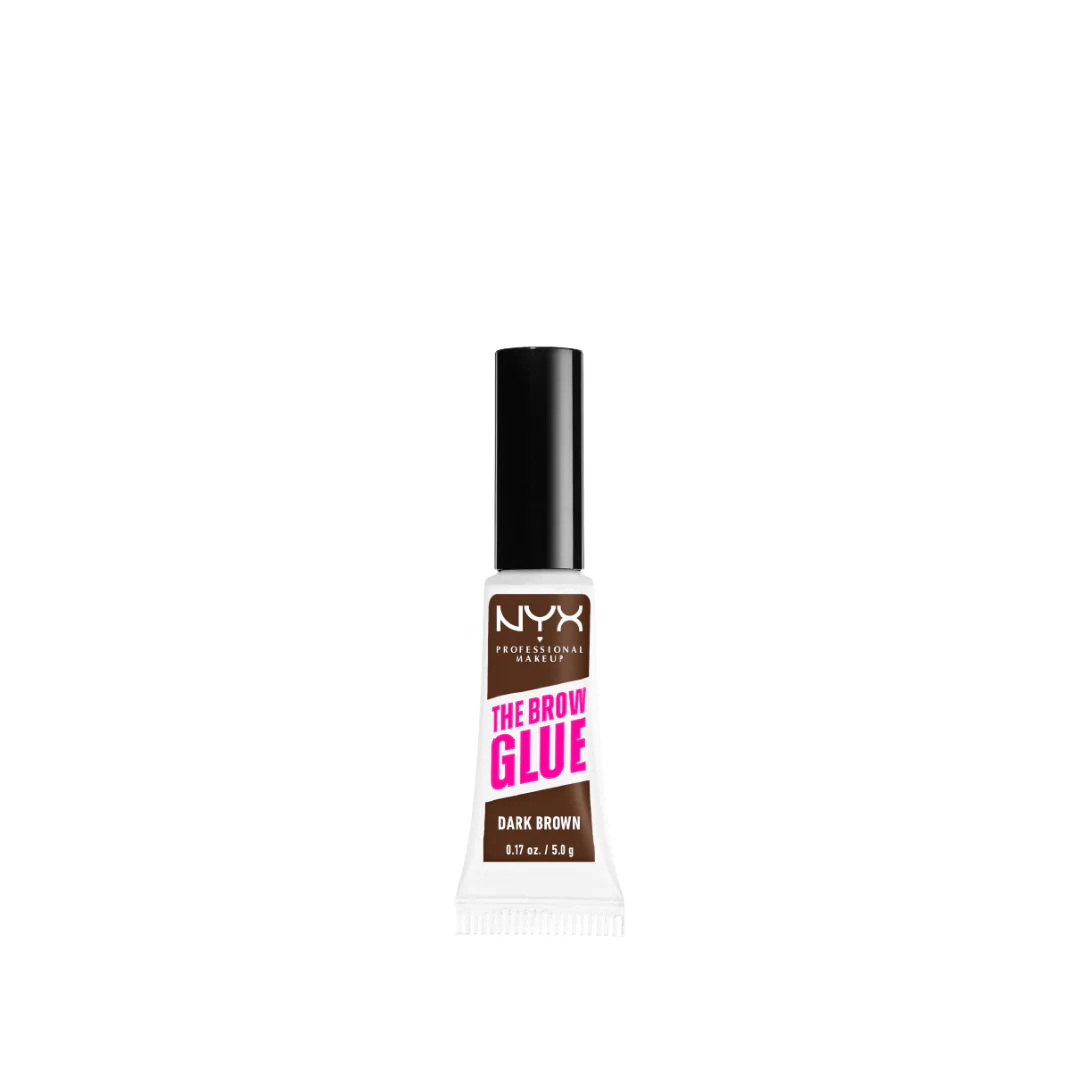 NYX Professional Makeup The Brow Glue Extreme Hold Eyebrow Setting Gel, 16 Hour Hold, Vegan Formula, Natural Finish, Brush Applicator - Image 5