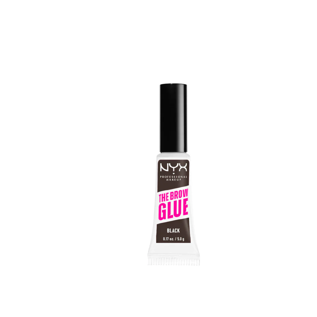 NYX Professional Makeup The Brow Glue Extreme Hold Eyebrow Setting Gel, 16 Hour Hold, Vegan Formula, Natural Finish, Brush Applicator - Image 7