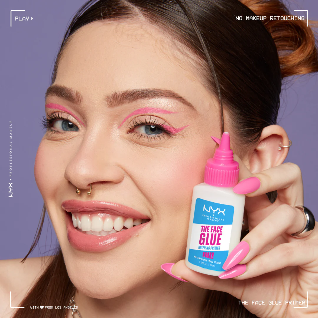 NYX Professional Makeup The Face Glue Primer, Gripping Primer, Up To 24 Hour Hydration, Up To 24 Hour Makeup Wear 35ml - Image 3