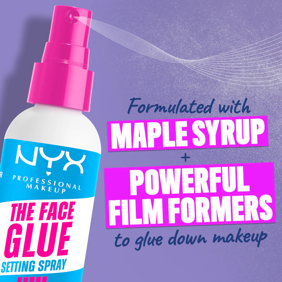 NYX Professional Makeup The Face Glue Setting Spray - Image 4