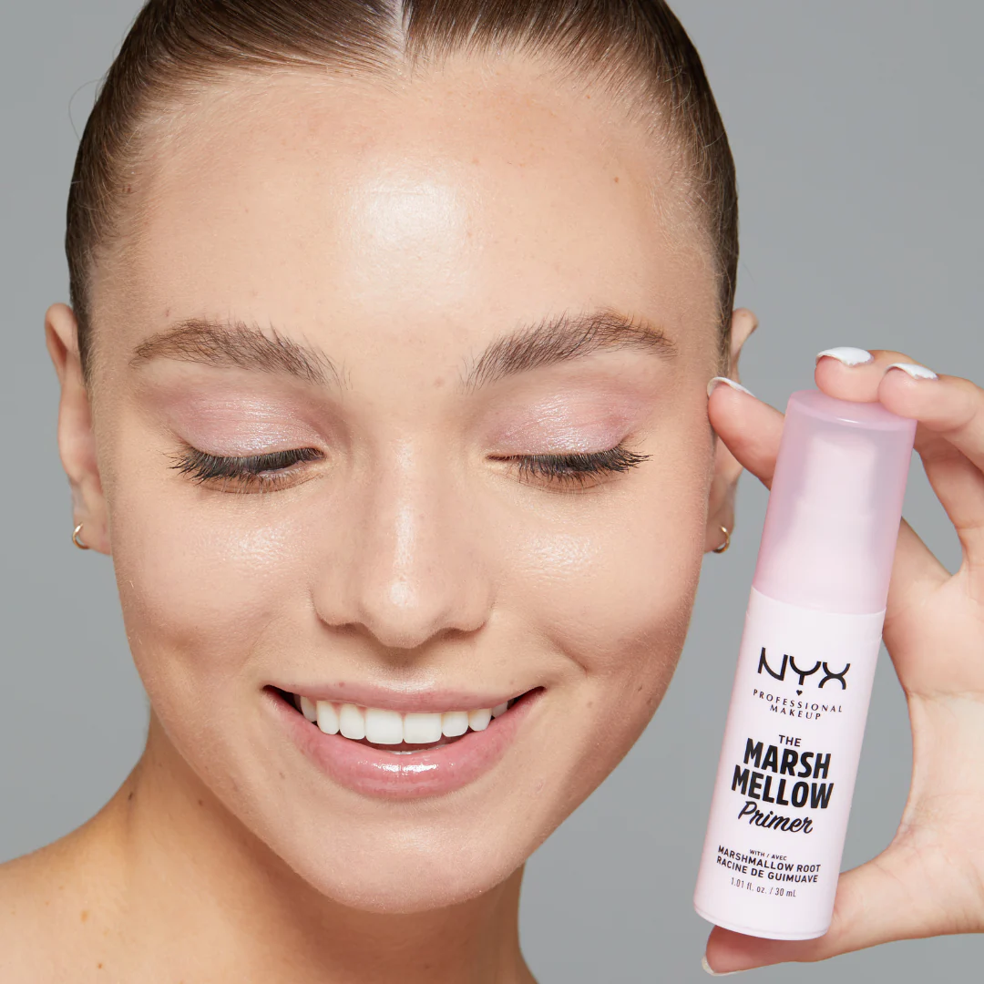 NYX Professional Makeup The Marshmellow Primer, Makeup Primer Base, Skin-Focused Primer for Smooth & Even Complexion, Marshmallow Root, Vegan Formula - Image 4