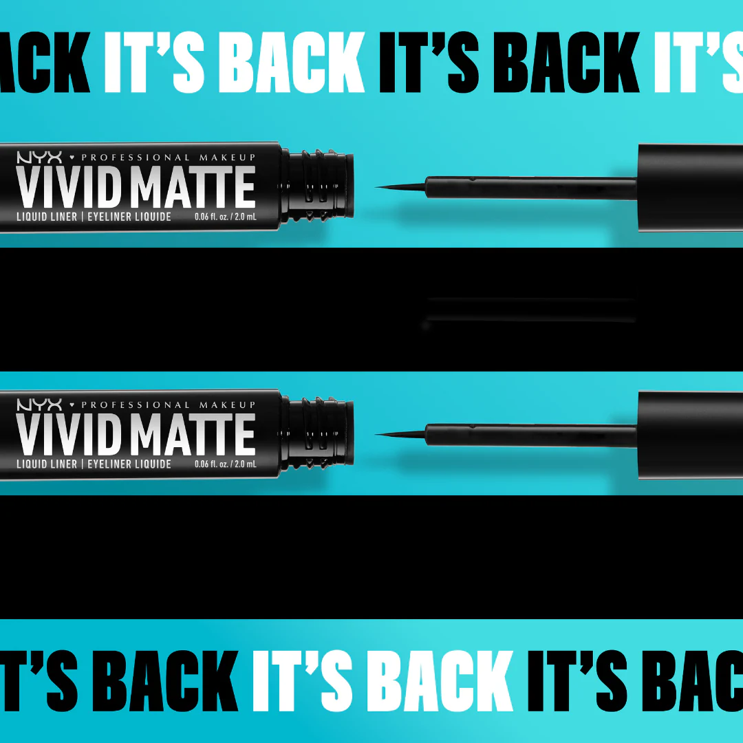 NYX Professional Makeup Vivid Matte Liquid Liner Black - Image 6