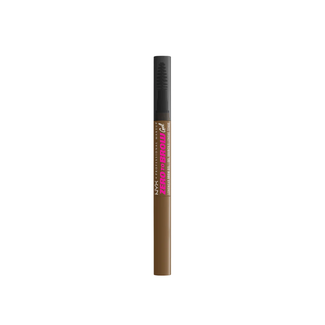NYX Professional Makeup Zero to Brow Longwear Brow Gel, Transfer-Resistant, Fade-Resistant And Smudge-Resistant (Vegan)
