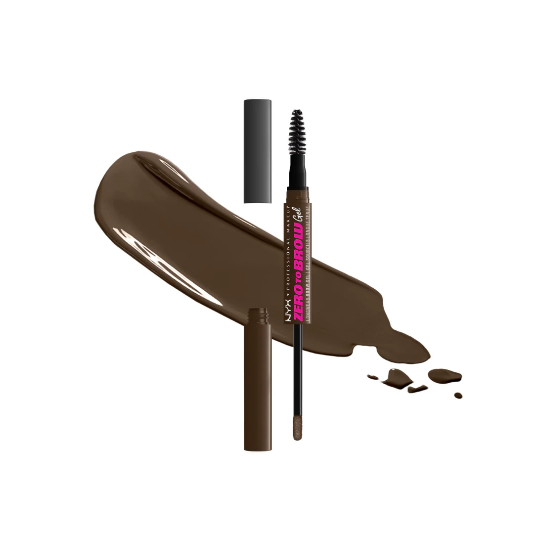 NYX Professional Makeup Zero to Brow Longwear Brow Gel, Transfer-Resistant, Fade-Resistant And Smudge-Resistant (Vegan) - Image 12