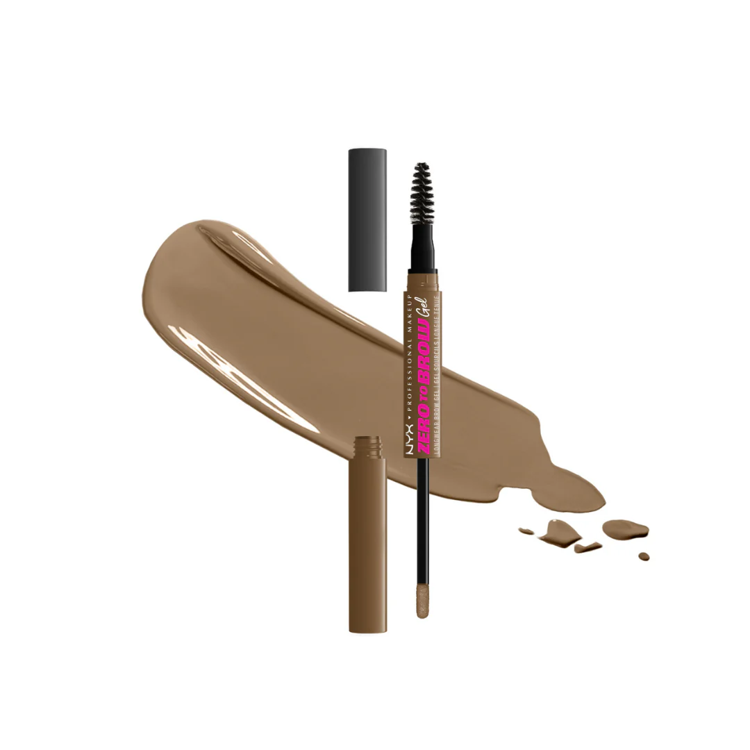 NYX Professional Makeup Zero to Brow Longwear Brow Gel, Transfer-Resistant, Fade-Resistant And Smudge-Resistant (Vegan) - Image 2