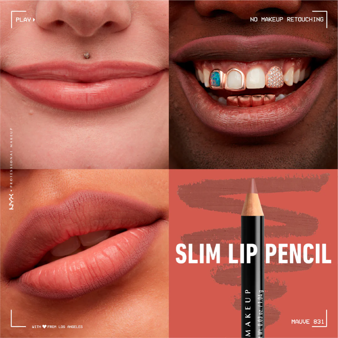 NYX Professional Makeup Slim Lip Liner Pencil - Image 17