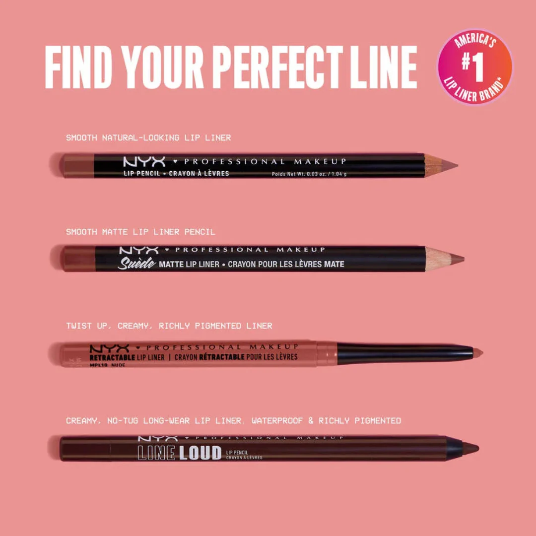 NYX Professional Makeup Slim Lip Liner Pencil - Image 4