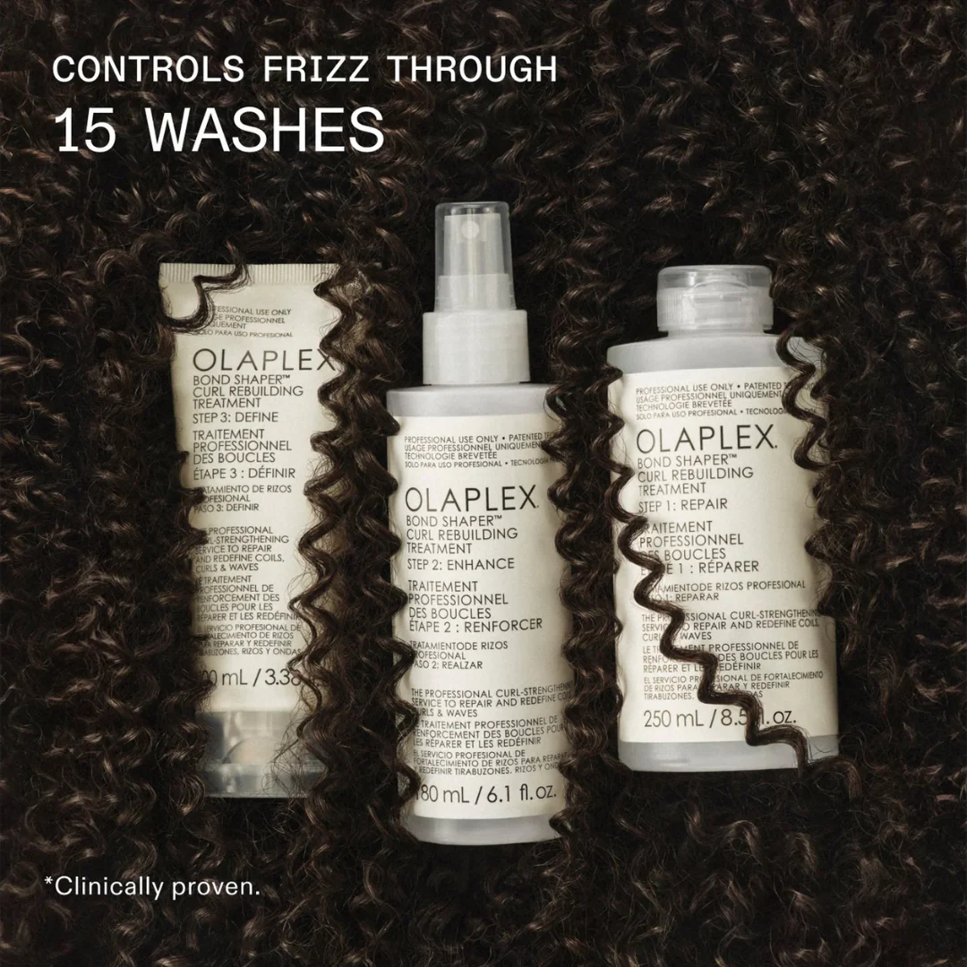 Olaplex Pro Exclusive: Bond Shaper Curl Rebuilding Treatment Set - Image 4