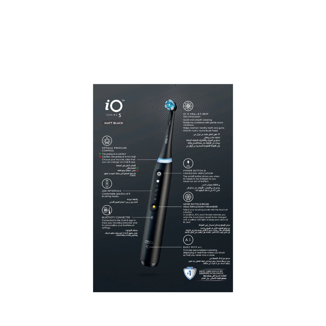 Oral-B iO Series 5 Rechargeable Electric Toothbrush - Image 7