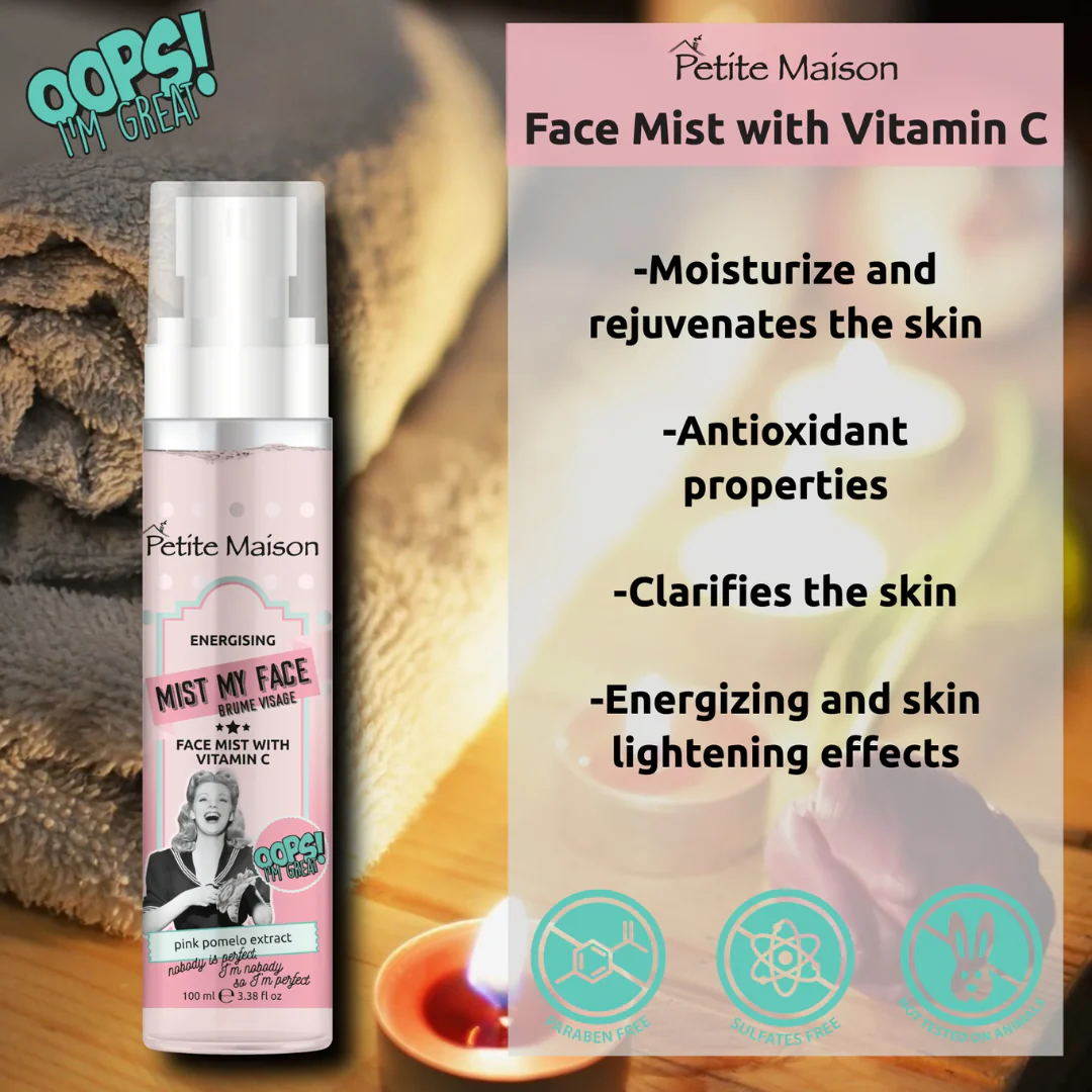 Petite Maison Face Mist Spray with Vitamin C 100ml - Image 2