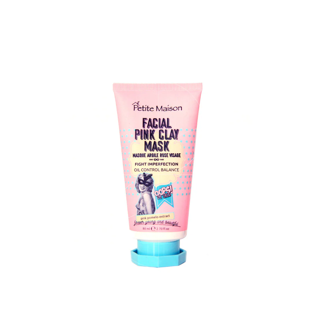 Petite Maison Facial Pink Clay Mask Brightening Bentonite Clay