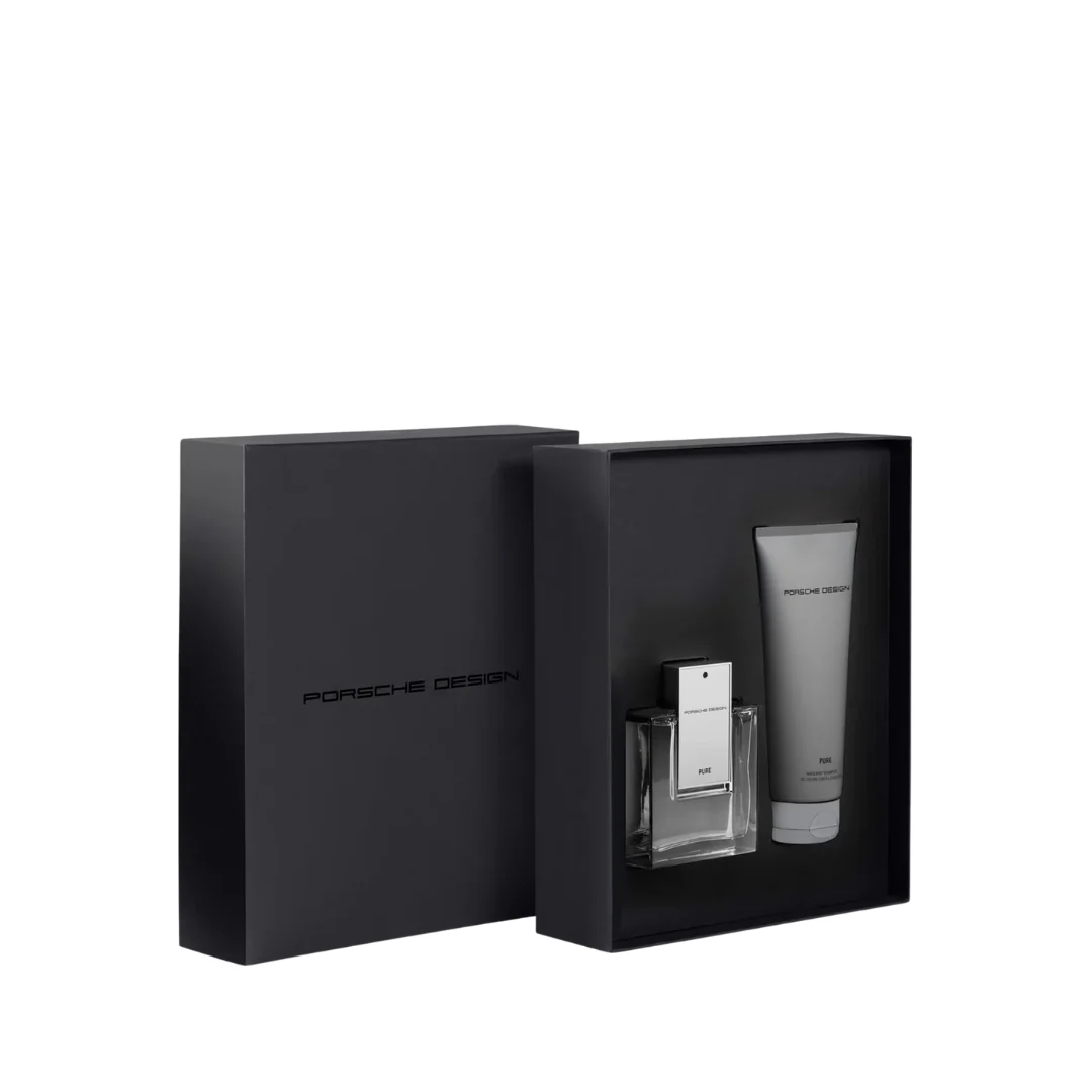 Porsche Design Pure Eau De Toilette 100ml +Hair & Body Shampoo 200ml Set