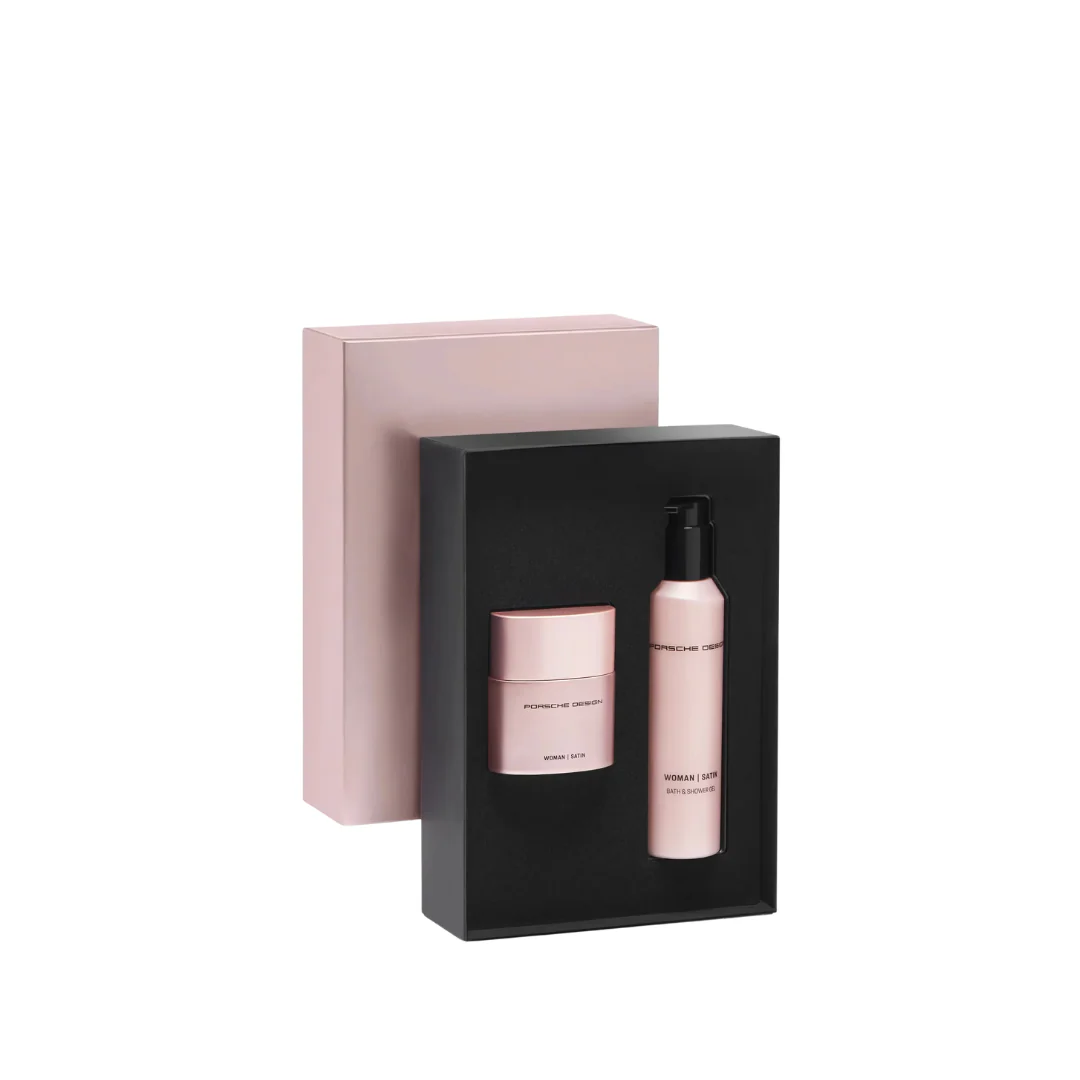 Porsche Design Women Satin Eau De Parfum 50ml+ Bath & Shower Gel 200ml Set