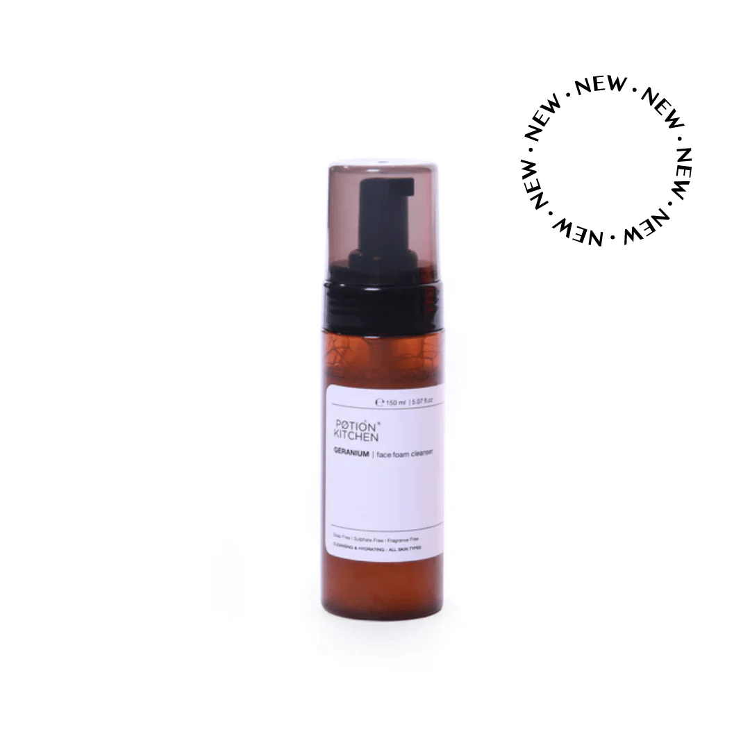 Potion Kitchen Geranium Face Foam Cleanser