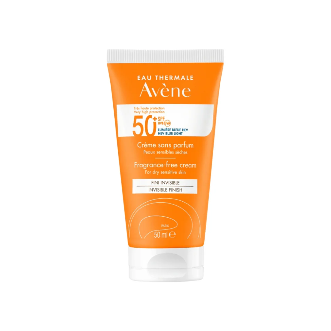 Avène Ultra Broad Spectrum Spf50+Fragnance Free Cream For Dry - Sensitive Skin