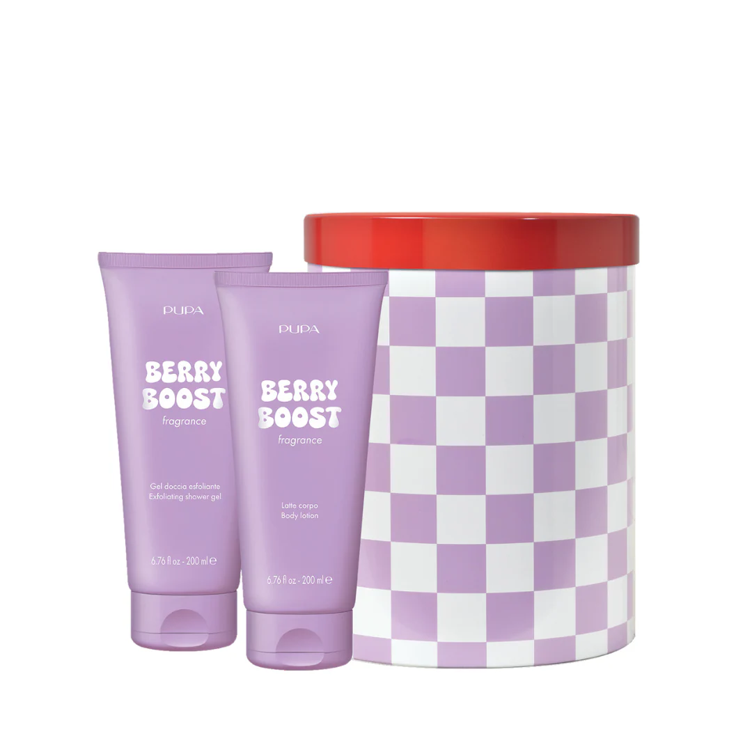 Pupa Milano Happy Box Exfoliating Shower Gel and Body Milk Set