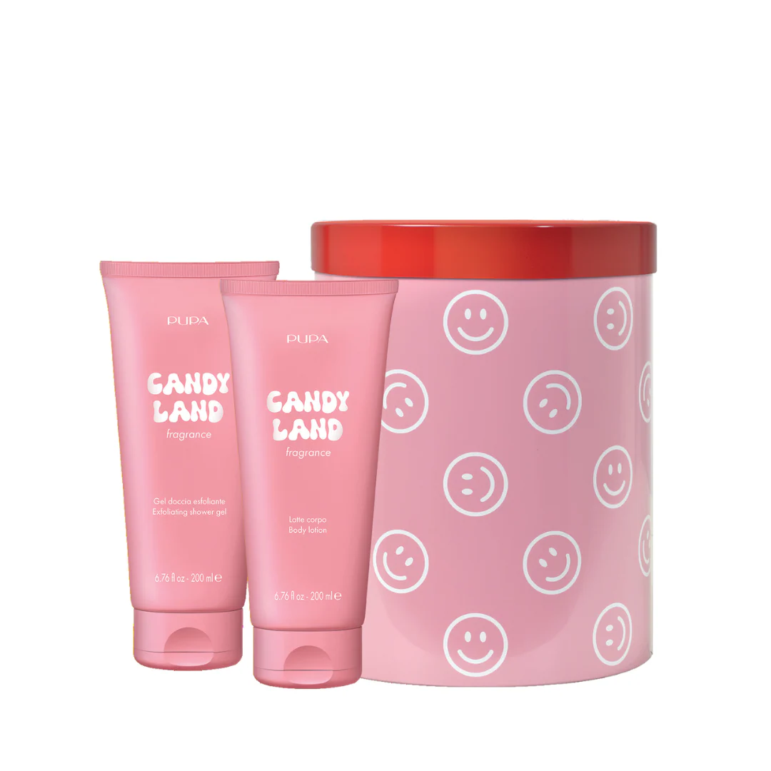 Pupa Milano Happy Box Exfoliating Shower Gel and Body Milk Set - Image 5