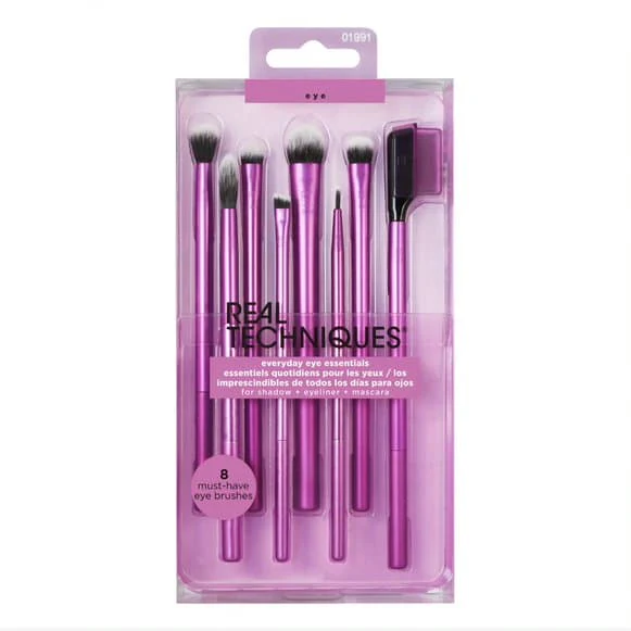 Real Techniques Everyday Eye Essentials Brush Kit (8) - Image 2