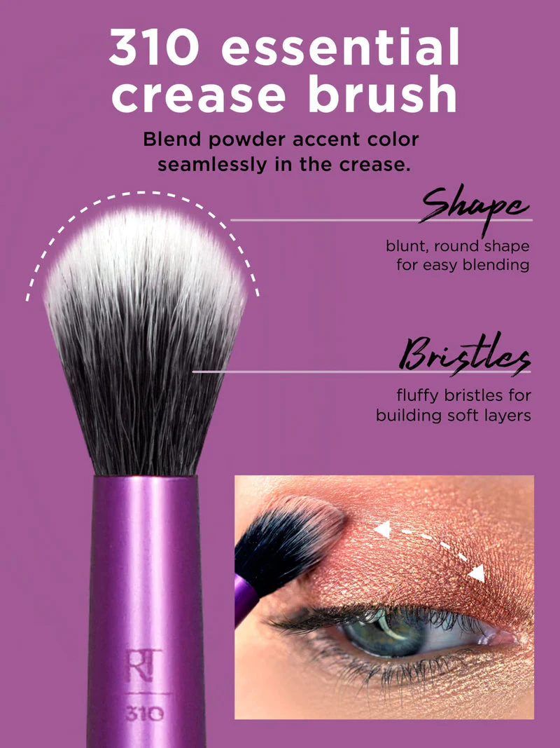 Real Techniques Everyday Eye Essentials Brush Kit (8) - Image 4
