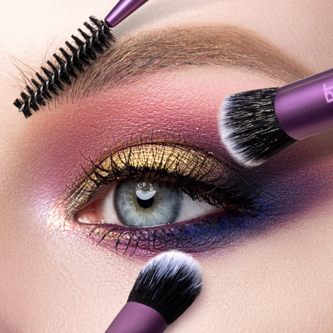 Real Techniques Eye Shade + Blend Brush Set - Image 3