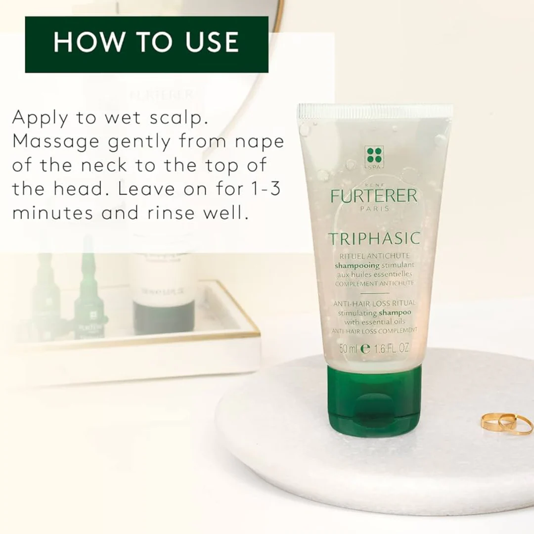 Rene Furterer Triphasic Stimulating Shampoo For Hair Loss 200ml - Image 2
