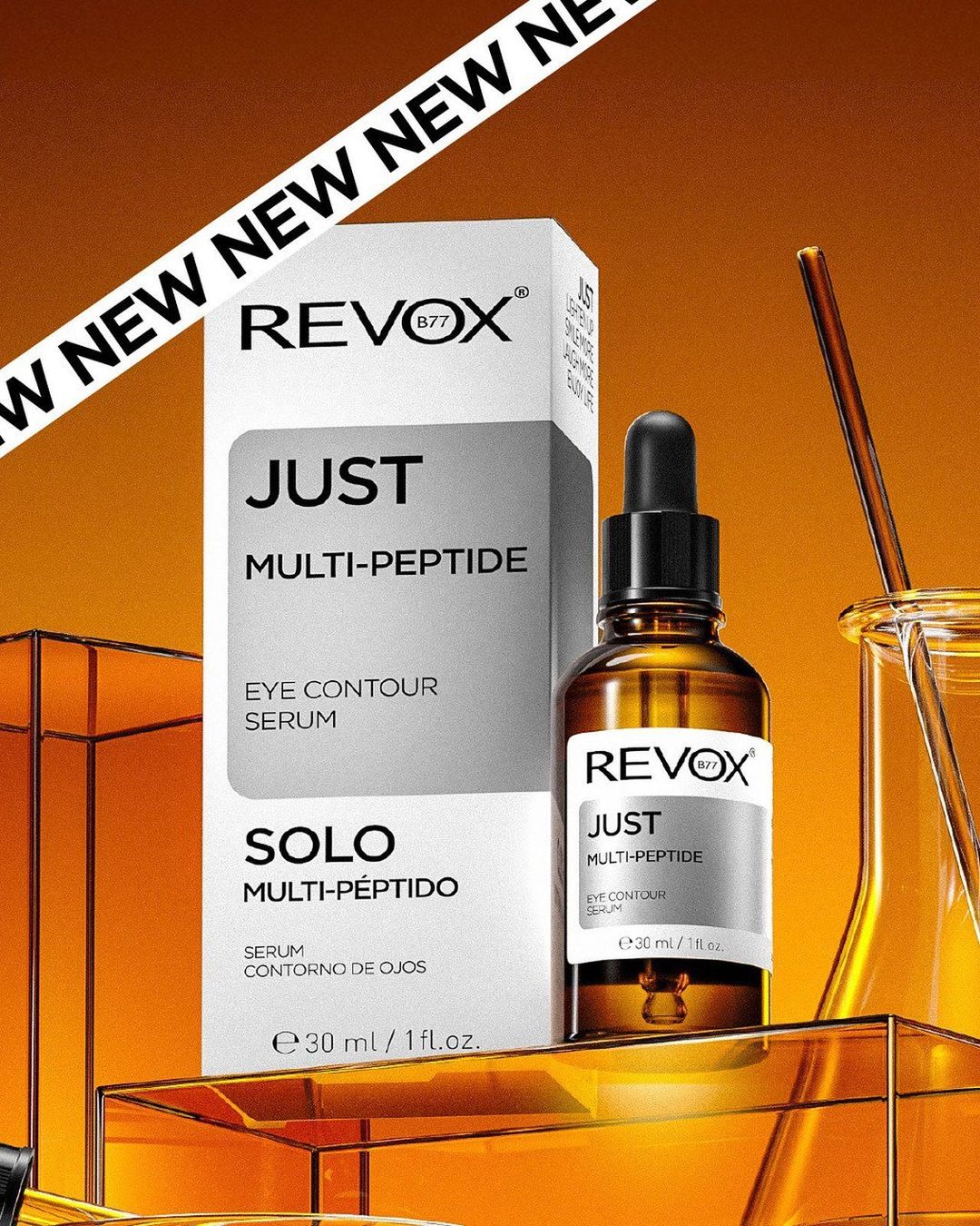 Revox Just Multi-Peptide Eye Contour Serum 30ml - Image 3