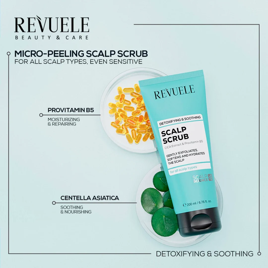 Revuele Detoxifying & Soothing Scalp Scrub 200ml - Image 2