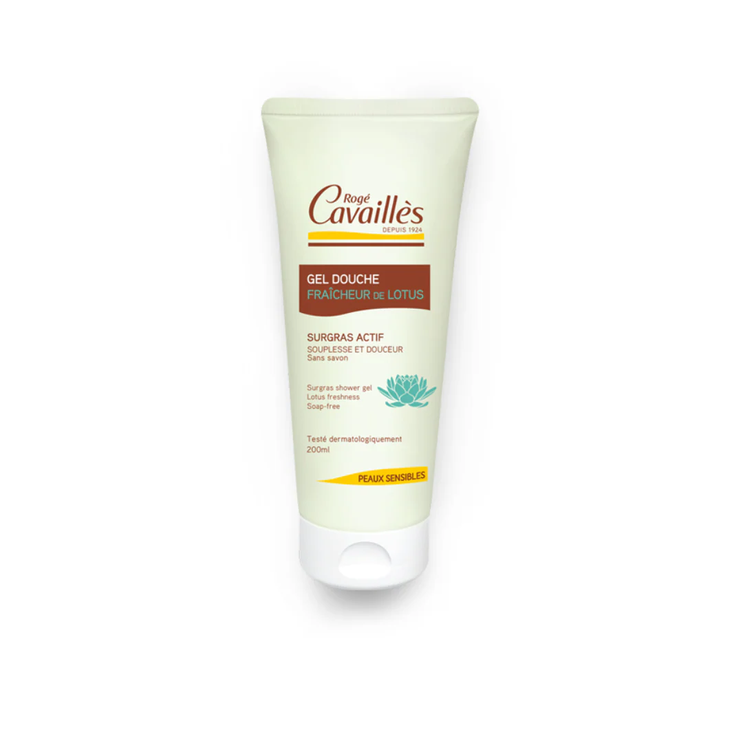 Roge Cavailles Extra-Gentle Surgras Shower Gel Lotus Flower 200ml