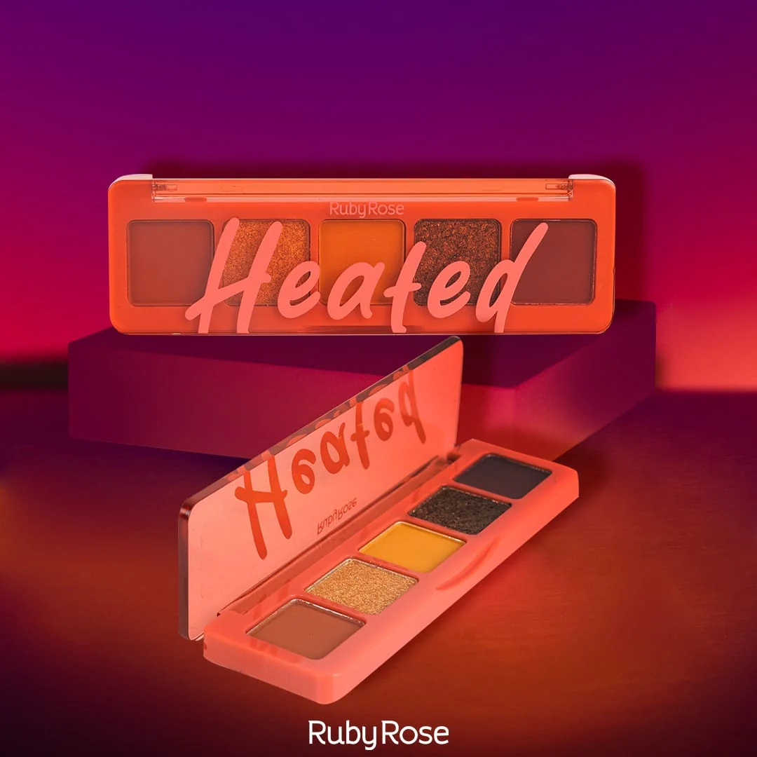 Ruby Rose Heated Eyeshadow Palette 5 Shades - Image 4