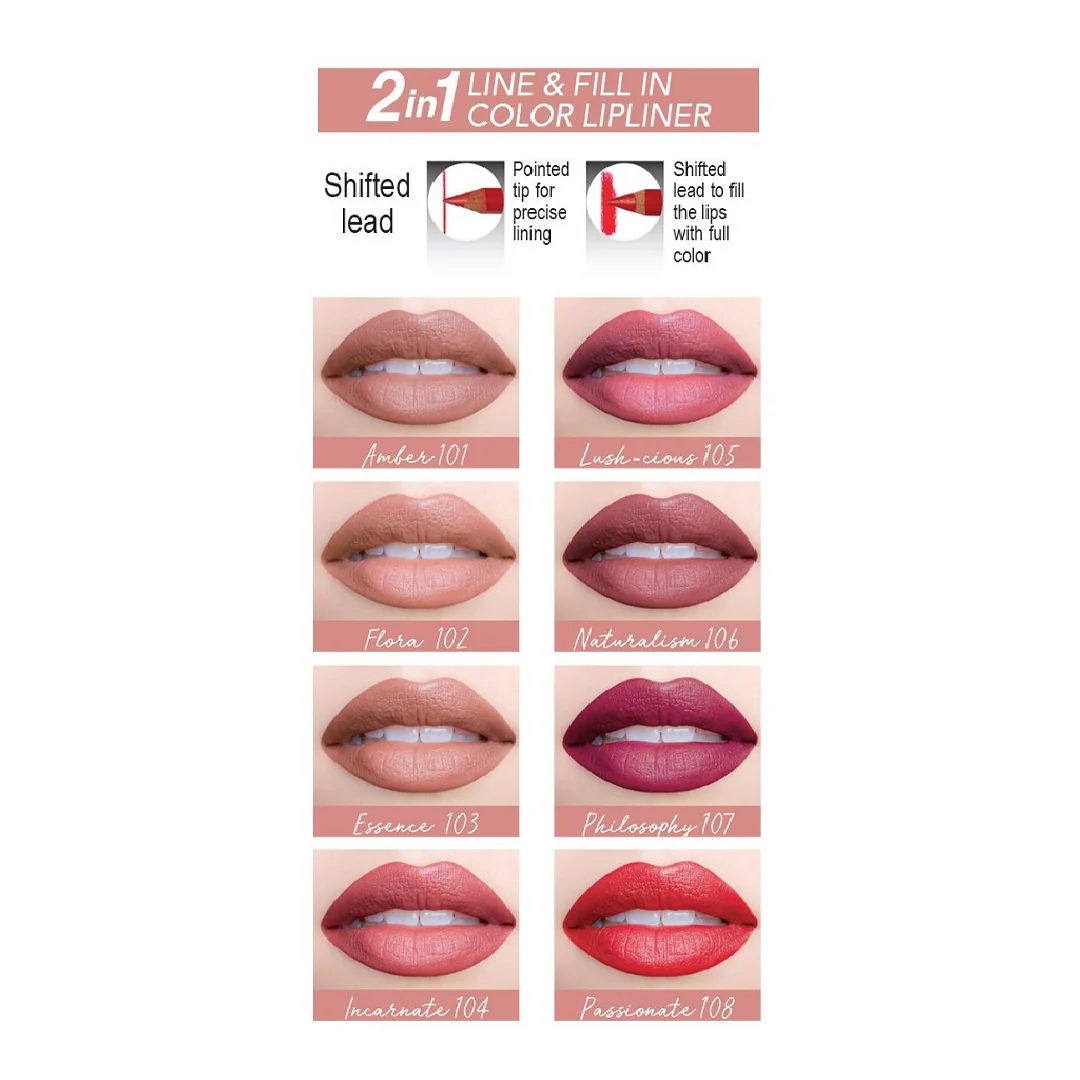 Samoa Love Your Shape Line & Fill au naturel Lip Liner - Image 6