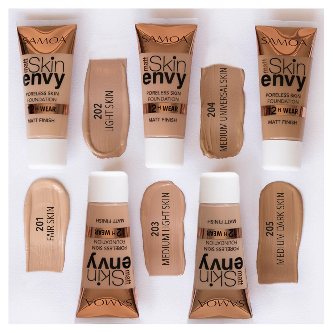 Samoa Skin Envy Matte Poreless Skin 12hr Wear Foundation - Image 3