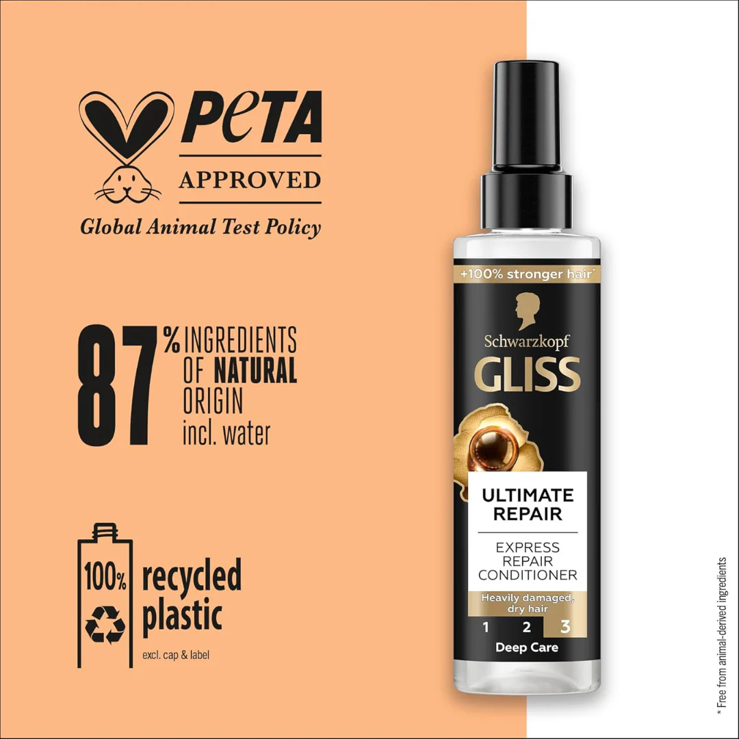 Schwarzkopf Gliss Oil Ultimate Repair 200ml - Image 4