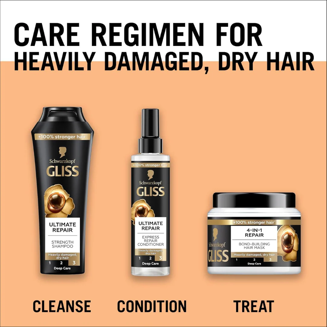 Schwarzkopf Gliss Oil Ultimate Repair 200ml - Image 5