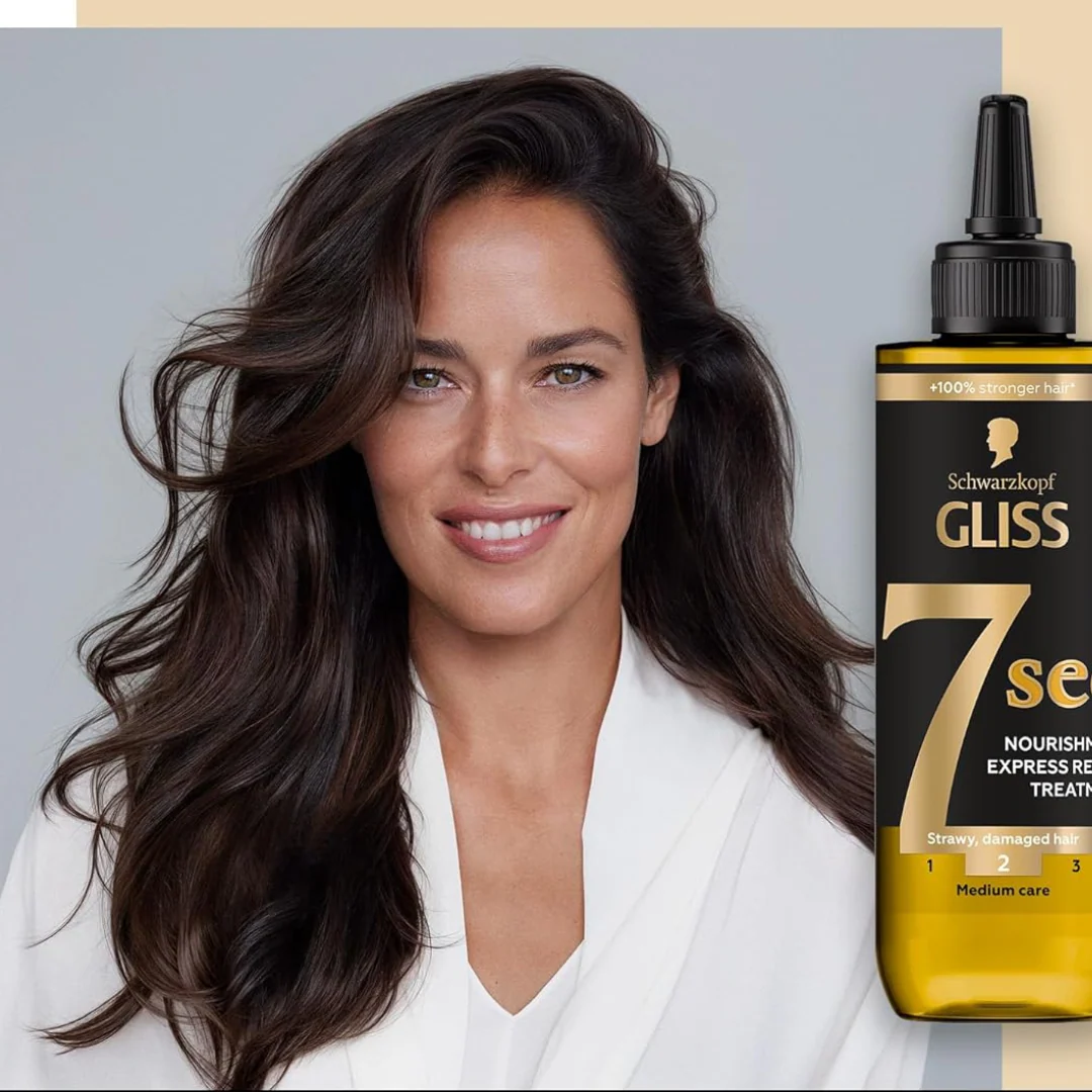 Schwarzkopf Gliss Serum Express Repair Treatment Oil Nutritive 200ml - Image 2