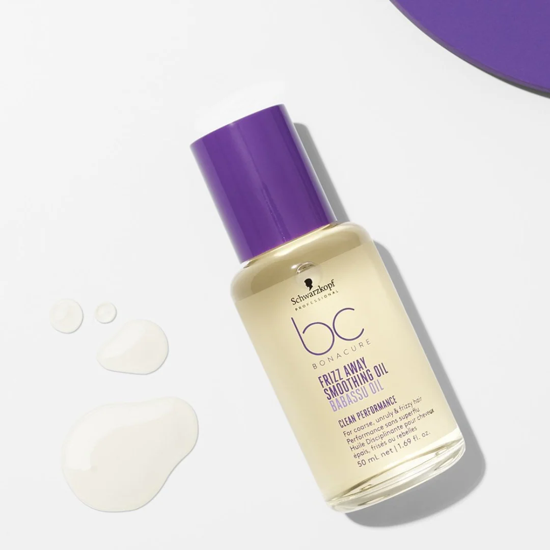 Schwarzkopf Professional BonaCure Frizz Away Smoothing Oil 50ml - Image 2