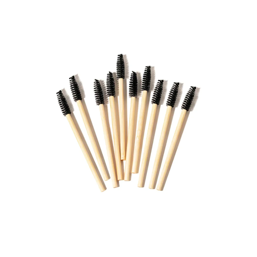 Selaya Les Bamboo Spoolies Eyebrow Brushes - Pack Of 10 - Image 2