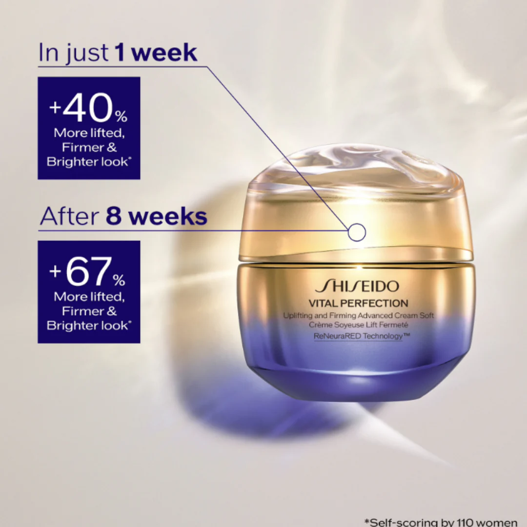 Shiseido Vital Perfection Uplifting And Firming Advanced Soft Cream - Image 3