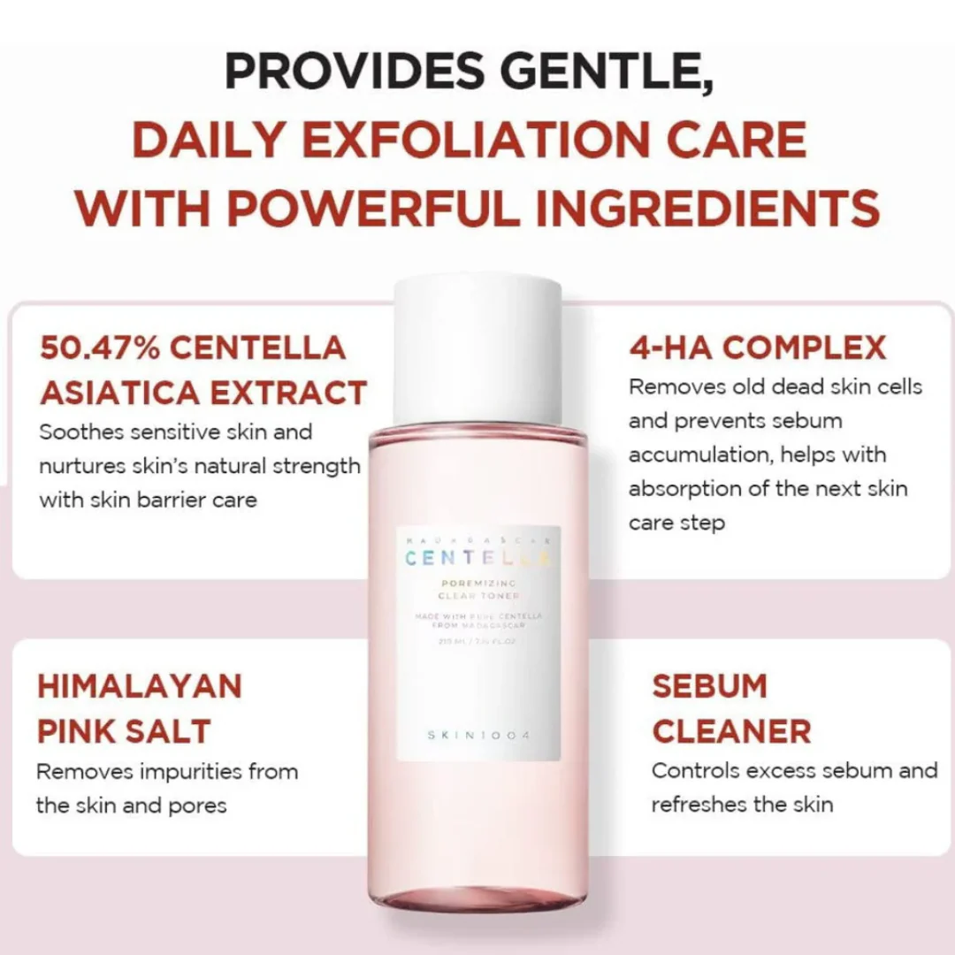 Skin1004 Madagascar Centella Poremizing Clear Toner 210ml - Image 5