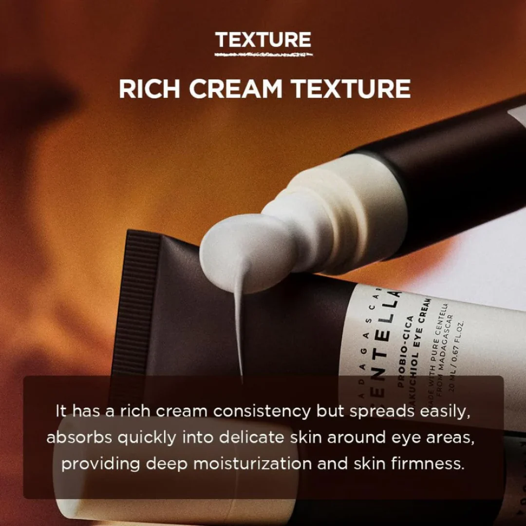 Skin1004 Madagascar Centella Probio-Cica Bakuchiol Eye Cream 20ml - Image 2