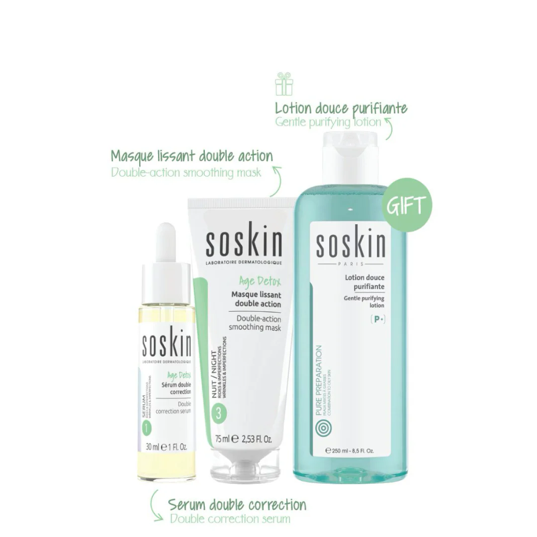 Soskin Age Detox + Lotion Gift Set