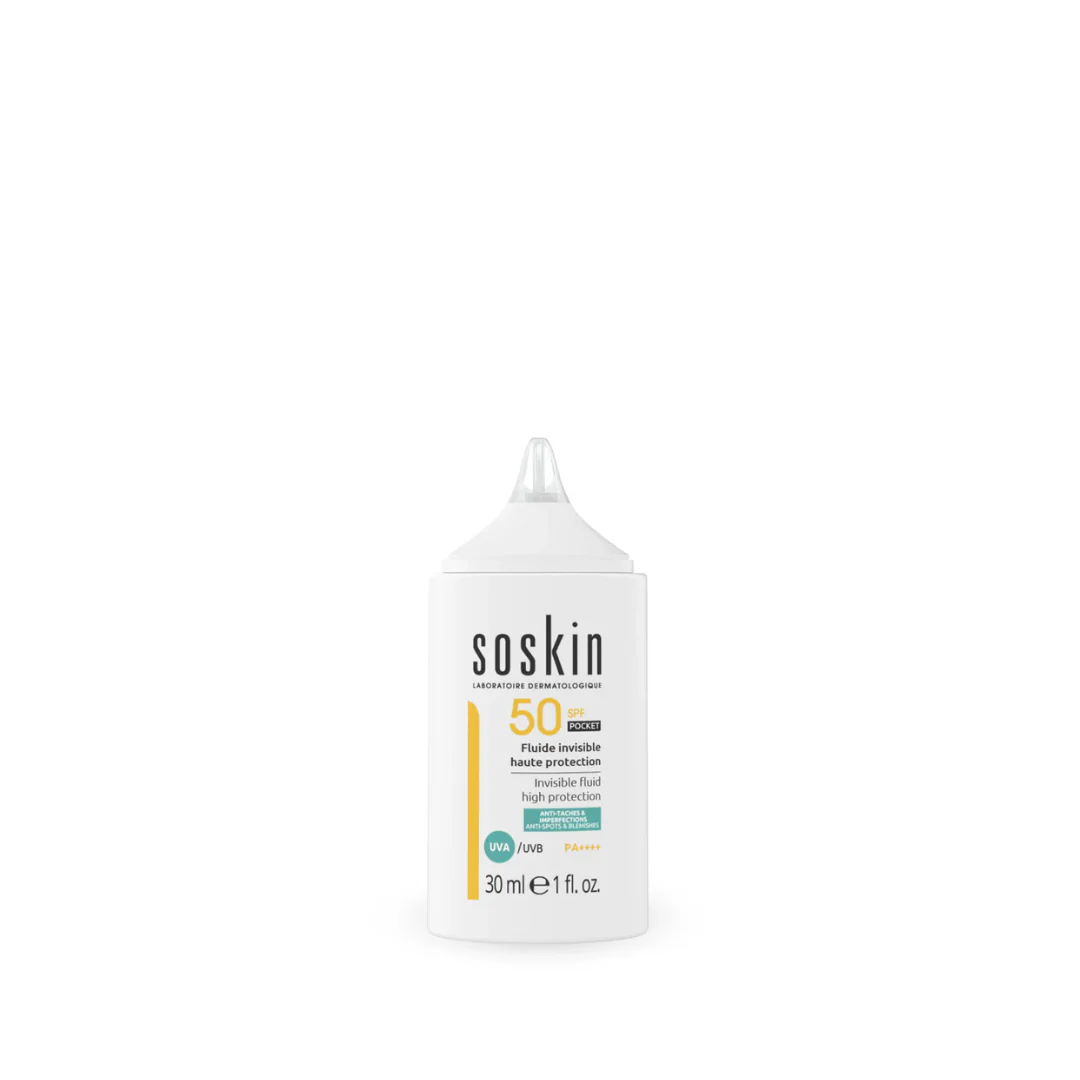 Soskin Spf50 Pocket Invisible Fluid High Protection 30ml