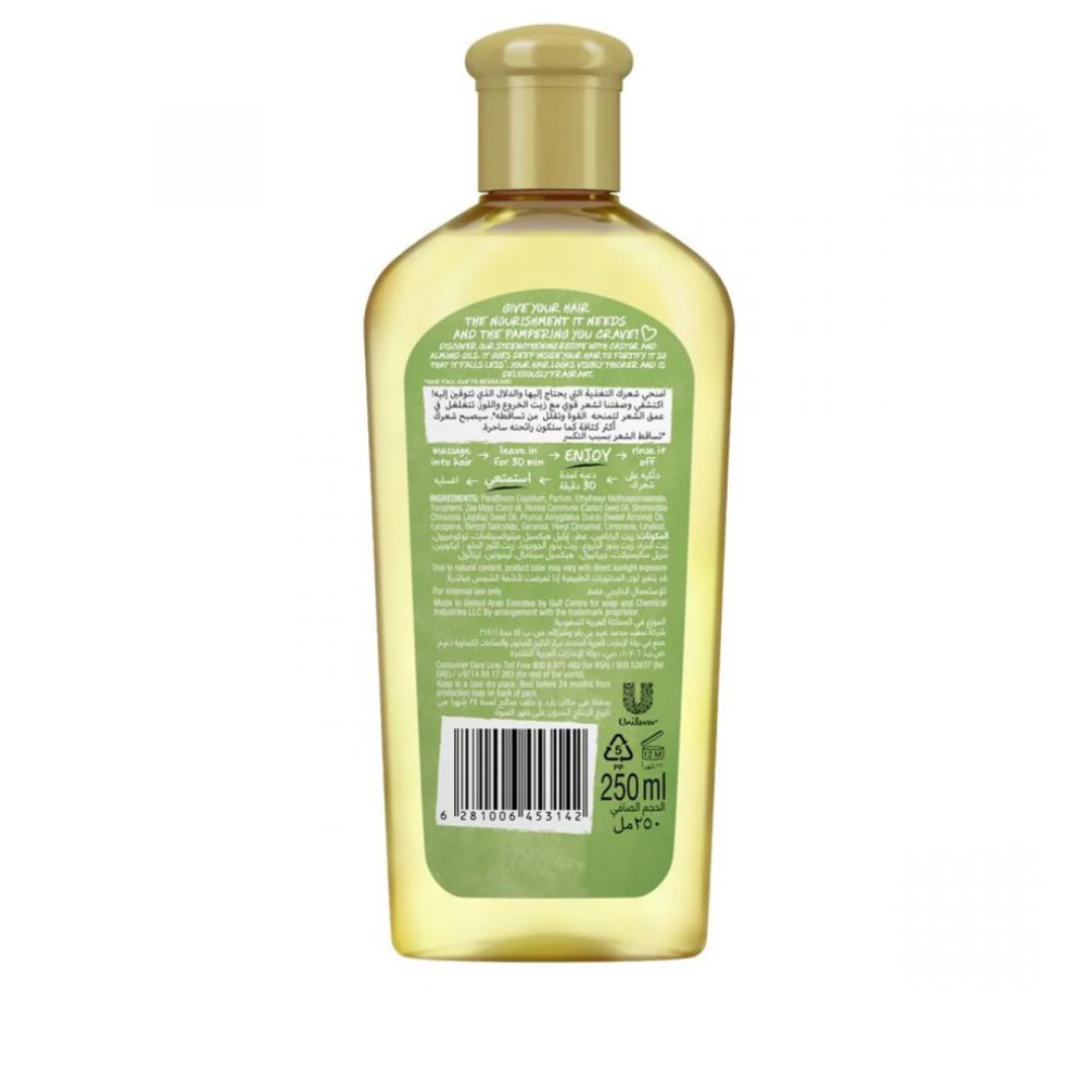 Sunsilk Hair Oil Goodbye Hair Fall Castor & Almond 250 ml - Image 2
