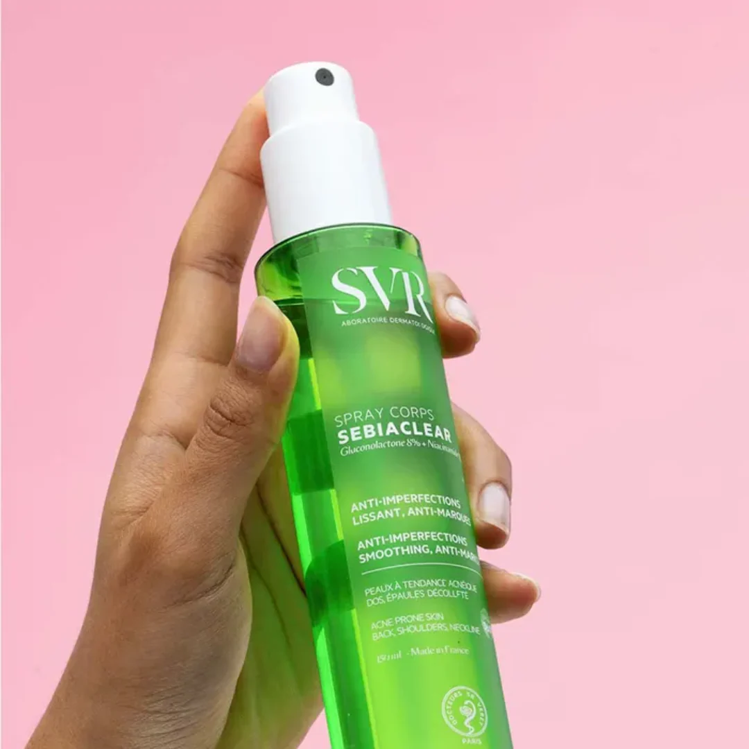 SVR Sebiaclear Smoothing Anti-Imperfection Body Spray 150ml - Image 2