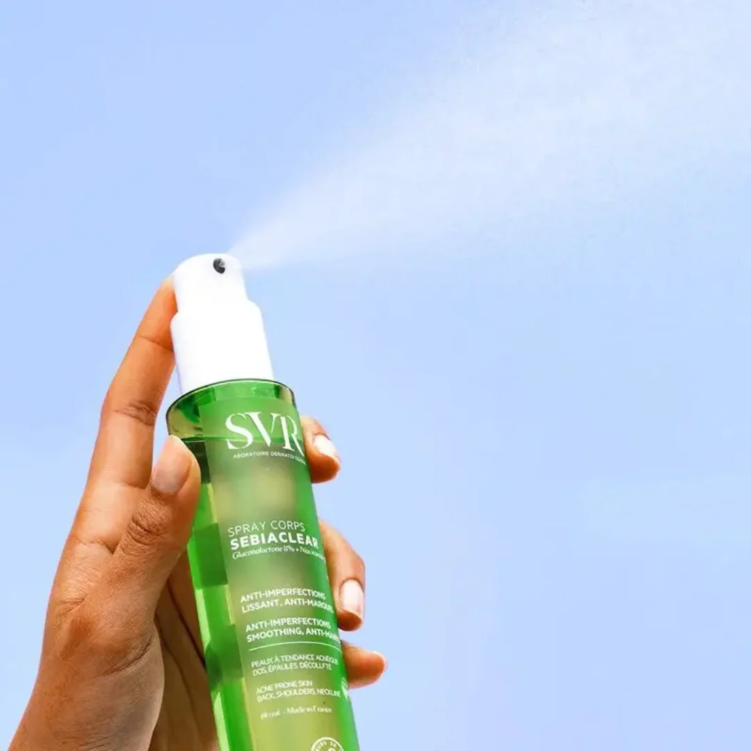 SVR Sebiaclear Smoothing Anti-Imperfection Body Spray 150ml - Image 3