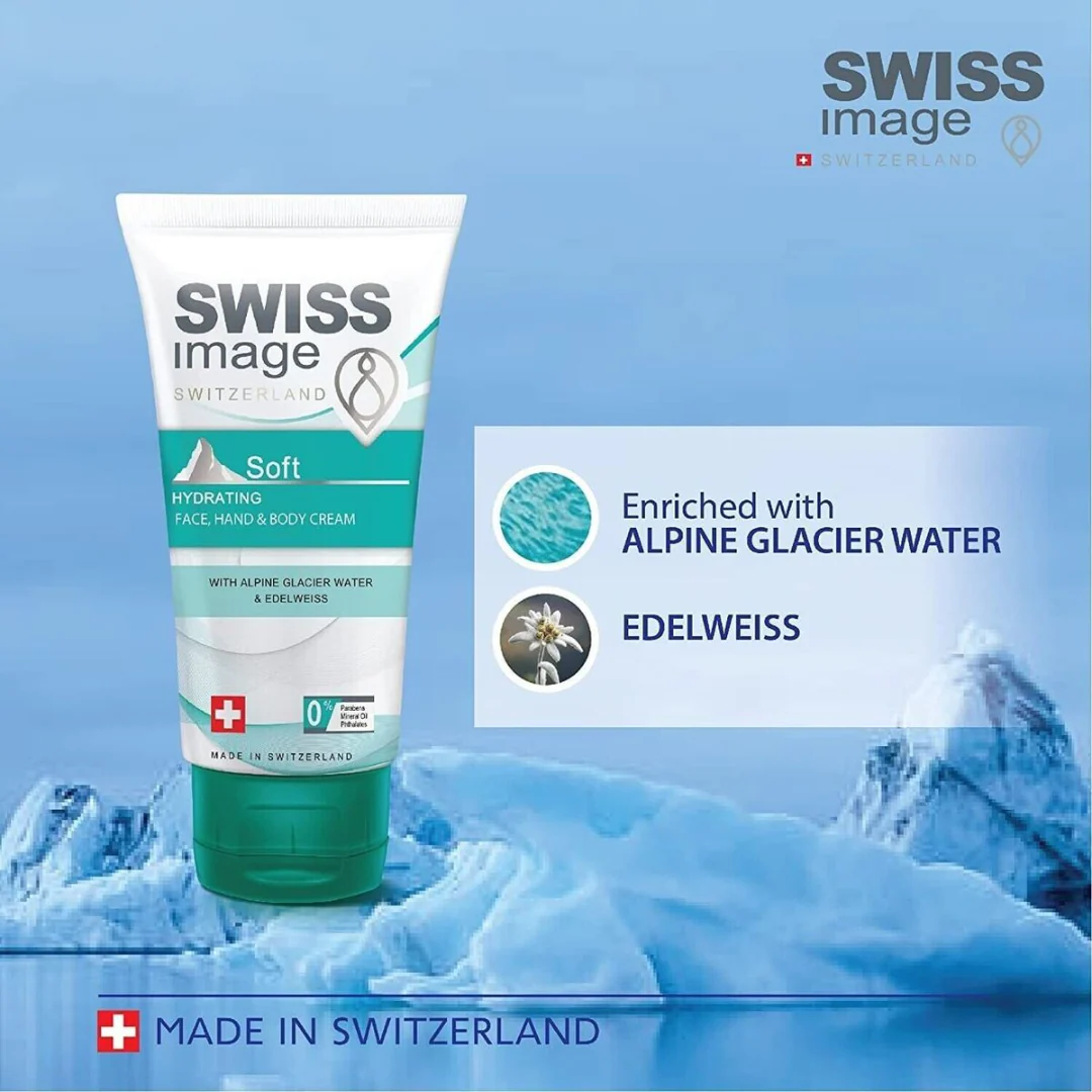 Swiss Image Soft Hydrating Face Hand & Body Cream 75ml - Image 2