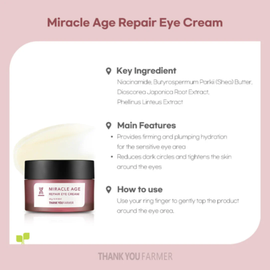 Thank You Farmer Miracle Age Repair Eye Cream - Image 4