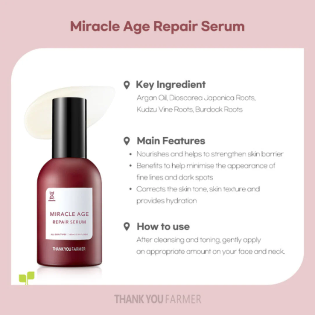 Thank You Farmer Miracle Age Repair Serum - Image 4