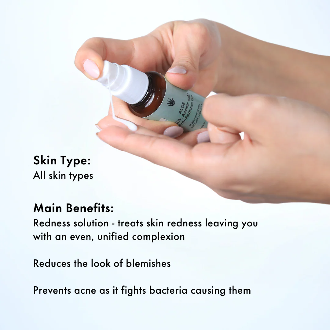 The Aloelab 10% Azelaic Acid Anti-Redness Gel 50ml - Image 3