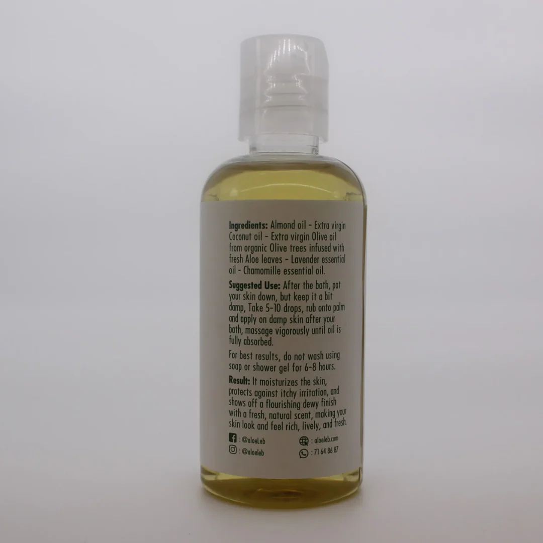 The AloeLab After-Bath Body Oil For Normal Skin 100ml - Image 3