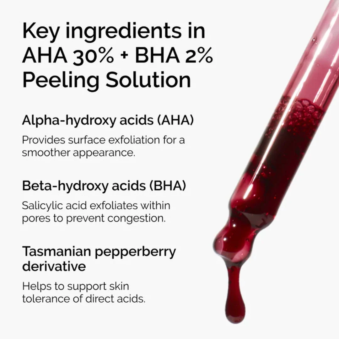 The Ordinary AHA 30% + BHA 2% Peeling Solution For Brightening - Image 4
